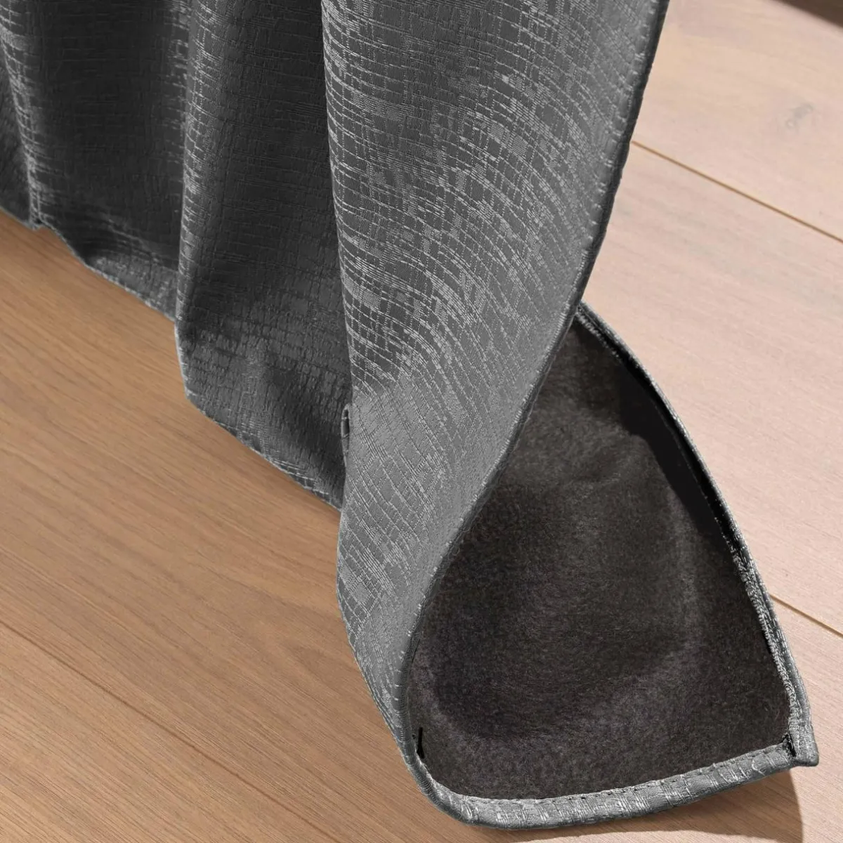 DOUCEUR D'INTERIEUR Rideau thermique isolant (140 x 260 cm) Polarine Gris Anthracite Outlet