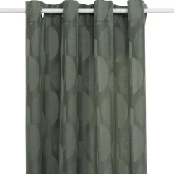 Atmosphera, cru017dateur d'intu017drieur Rideau tissé (140 x 260 cm) Wimbi Vert kaki Discount