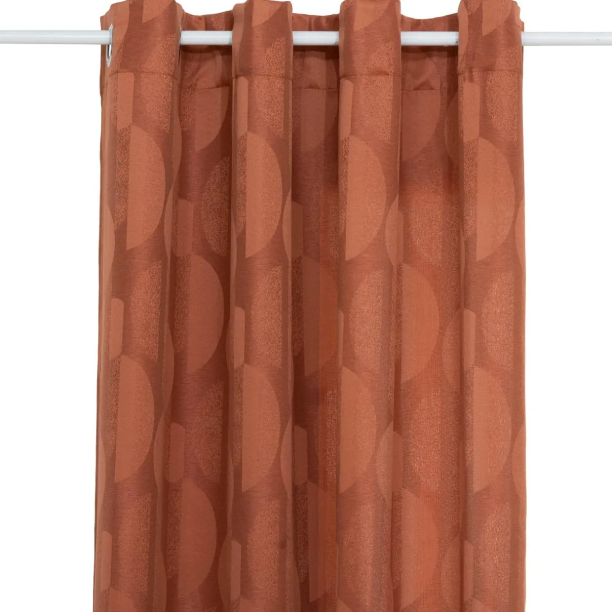 Atmosphera, cru017dateur d'intu017drieur Rideau tissé (140 x 260 cm) Wimbi Terracotta Best