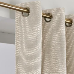 EMINZA Rideau tissage jacquard (140 x 240 cm) Oscar Taupe New