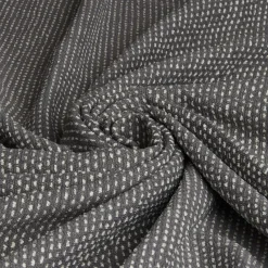 EMINZA Rideau tissage jacquard (140 x 240 cm) Oscar Gris Anthracite