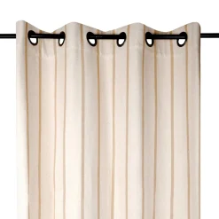 EMINZA Rideau toile de coton (135 x 260 cm) Ocealys Beige