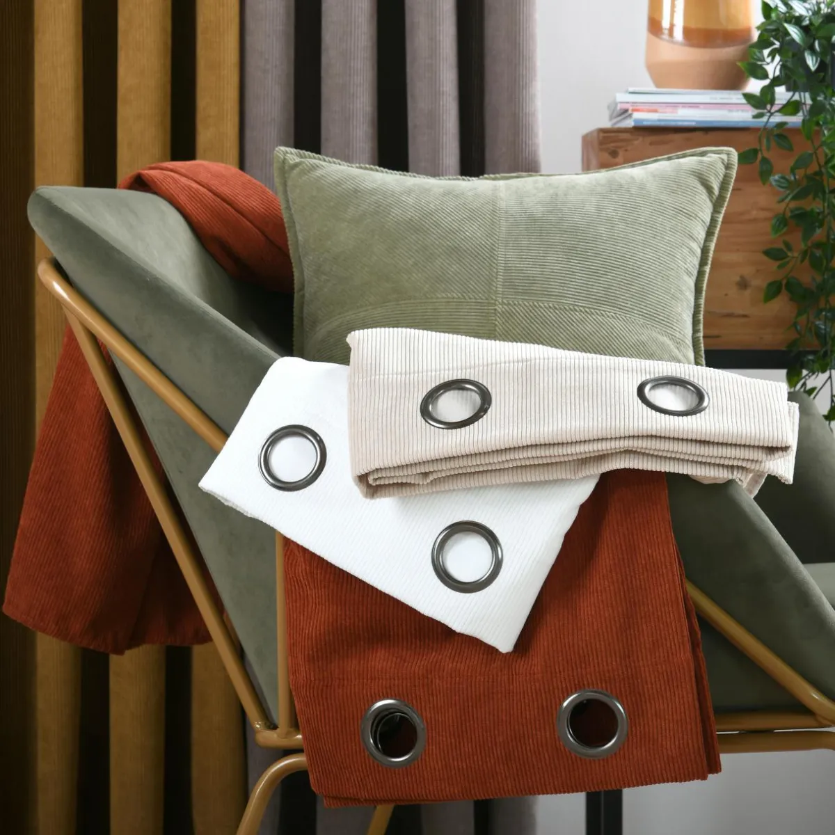 STOF Rideau velours (140 x 260 cm) Dandy Camel