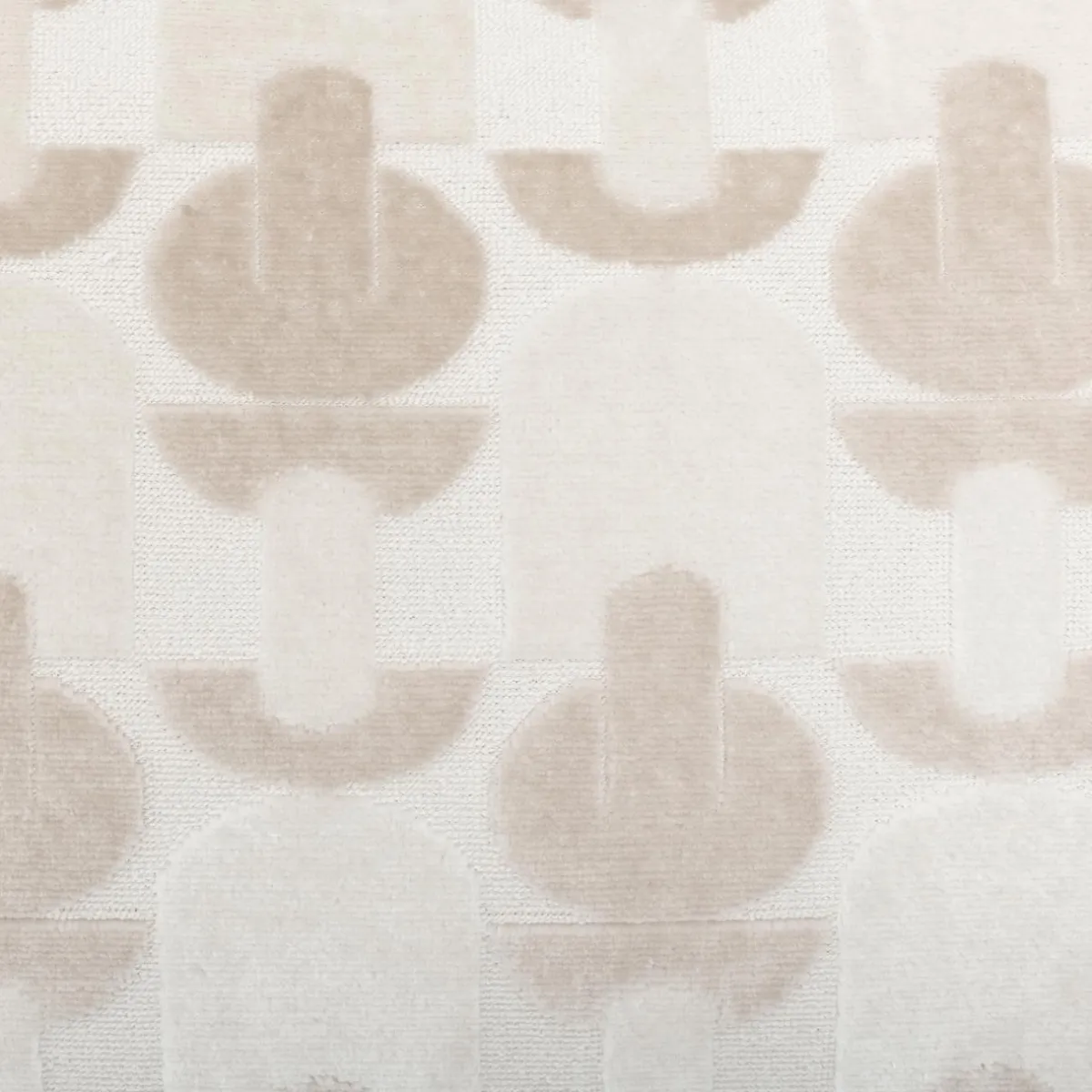 Atmosphera, cru017dateur d'intu017drieur Rideau velours (140 x 260 cm) Luna Ecru