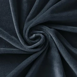 EMINZA Rideau velours de coton ajustable (140 x max 270 cm) Victor Bleu nuit Outlet