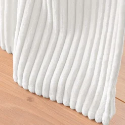 douceur d'intu017drieur Rideau velours relief (140 x 260 cm) Nils Blanc Outlet
