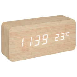 ATMOSPHERA Réveil digital en (15 x H7 cm) Gamiel Bois Sale