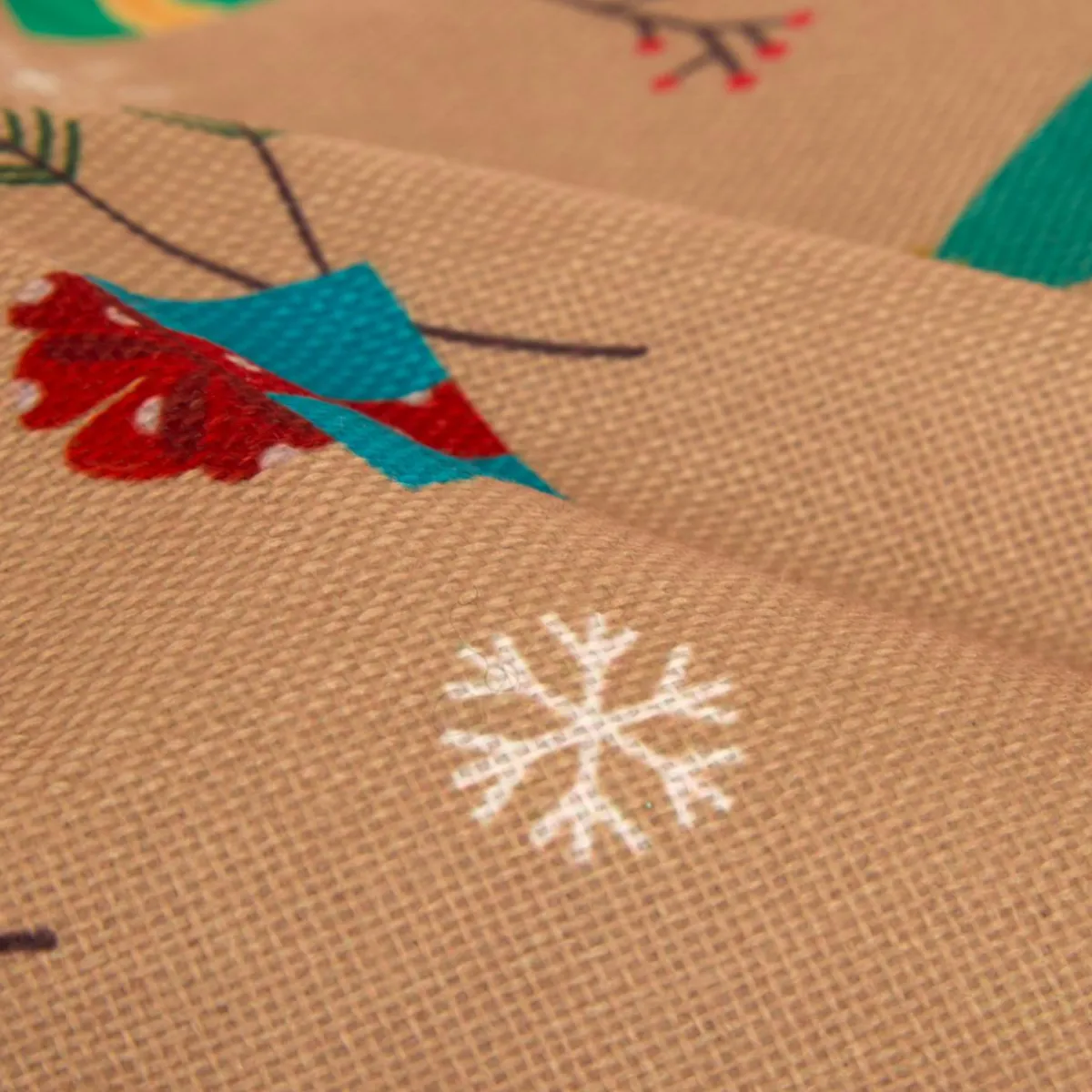 JJA Sac cadeau en jute (H70 cm) Lutin et Père Noël Beige Multicolore Sale