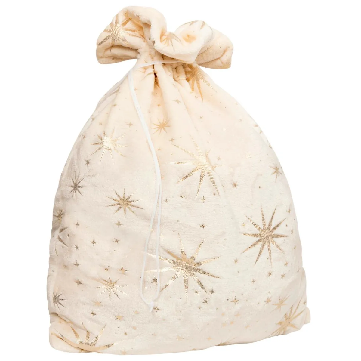 JJA Sac cadeau (H70 cm) Étoiles Célestes et doré Ivoire Sale