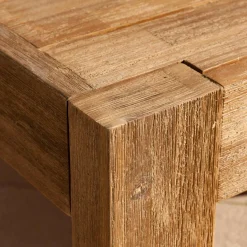 MOBELLIA Salon de jardin en bois d'acacia 5 places 4 pcs Bornéo Gris Anthracite Discount