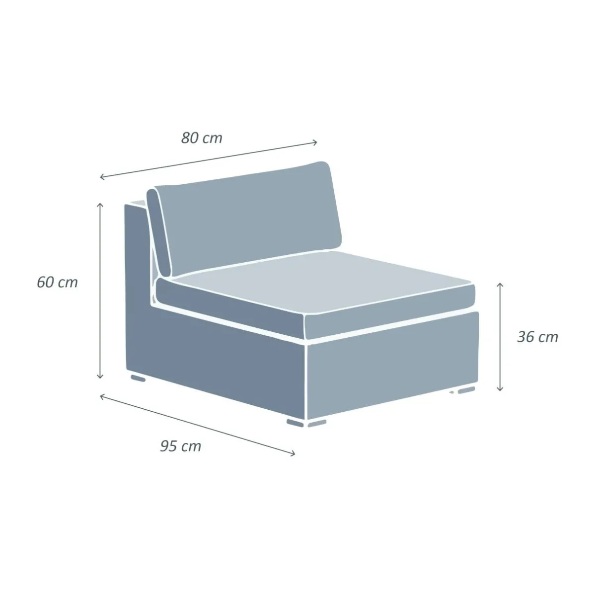 MOBELLIA Salon de jardin en résine tressée 2 places 3 pcs Palma Gris et taupe Tressé Gris - Taupe Online