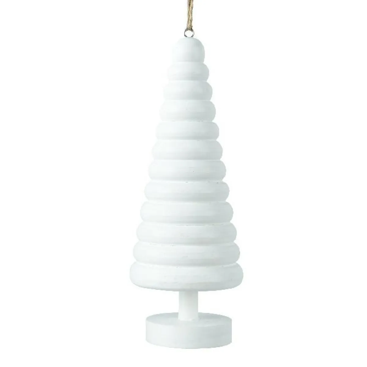 KAEMINGK Sapin à suspendre en bois (H15 cm) Harmonie Blanc Sale