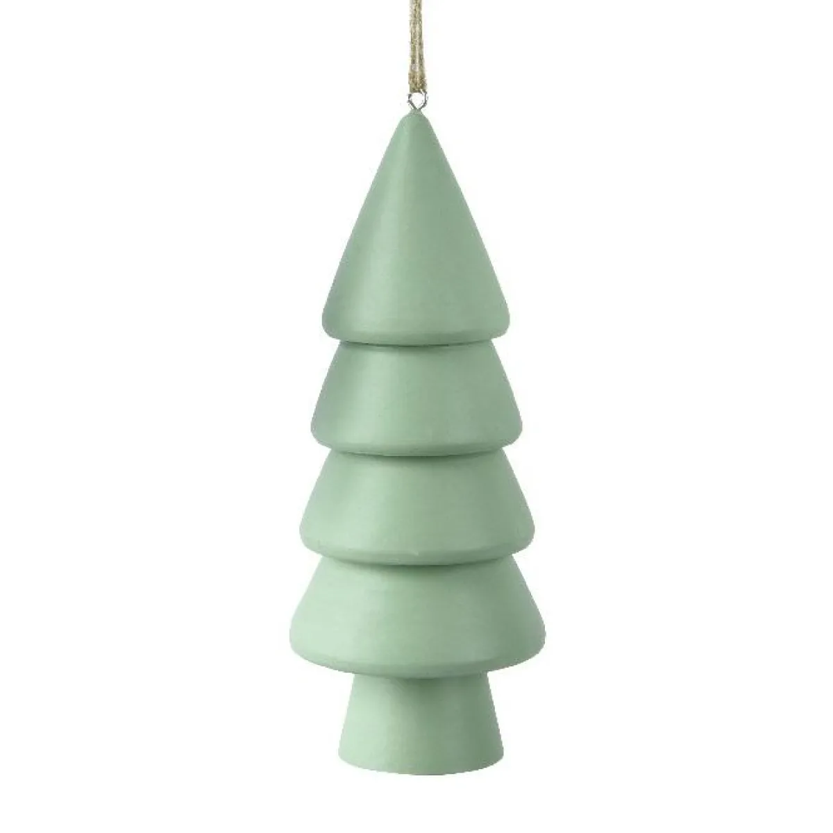 KAEMINGK Sapin à suspendre en bois (H15 cm) Harmonie Menthe blanche Vert menthe Best