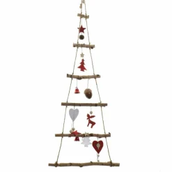KAEMINGK Sapin à suspendre en bois (H100 cm) Géant Naturel