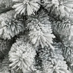 JJA Sapin artificiel de Noël en pot (H100 cm) Windy Peak Vert enneigé Sapin enneigé Best