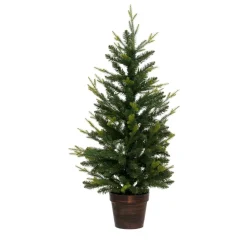 JJA Sapin artificiel de Noël en pot (H100 cm) Helsinki Vert sapin Sapin vert Best