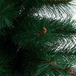 JJA Sapin artificiel de Noël en pot (H70 cm) Windy Peak Vert Sapin vert Hot