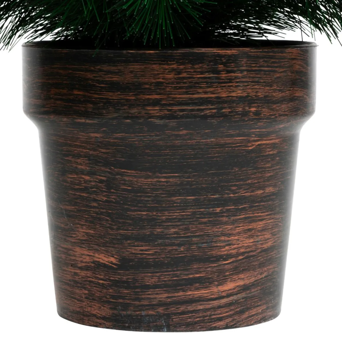 JJA Sapin artificiel de Noël en pot (H70 cm) Windy Peak Vert Sapin vert Hot