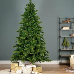 EMINZA Sapin artificiel de Noël (H210 cm) Caucasia Nordmann Vert sapin Sapin vert New