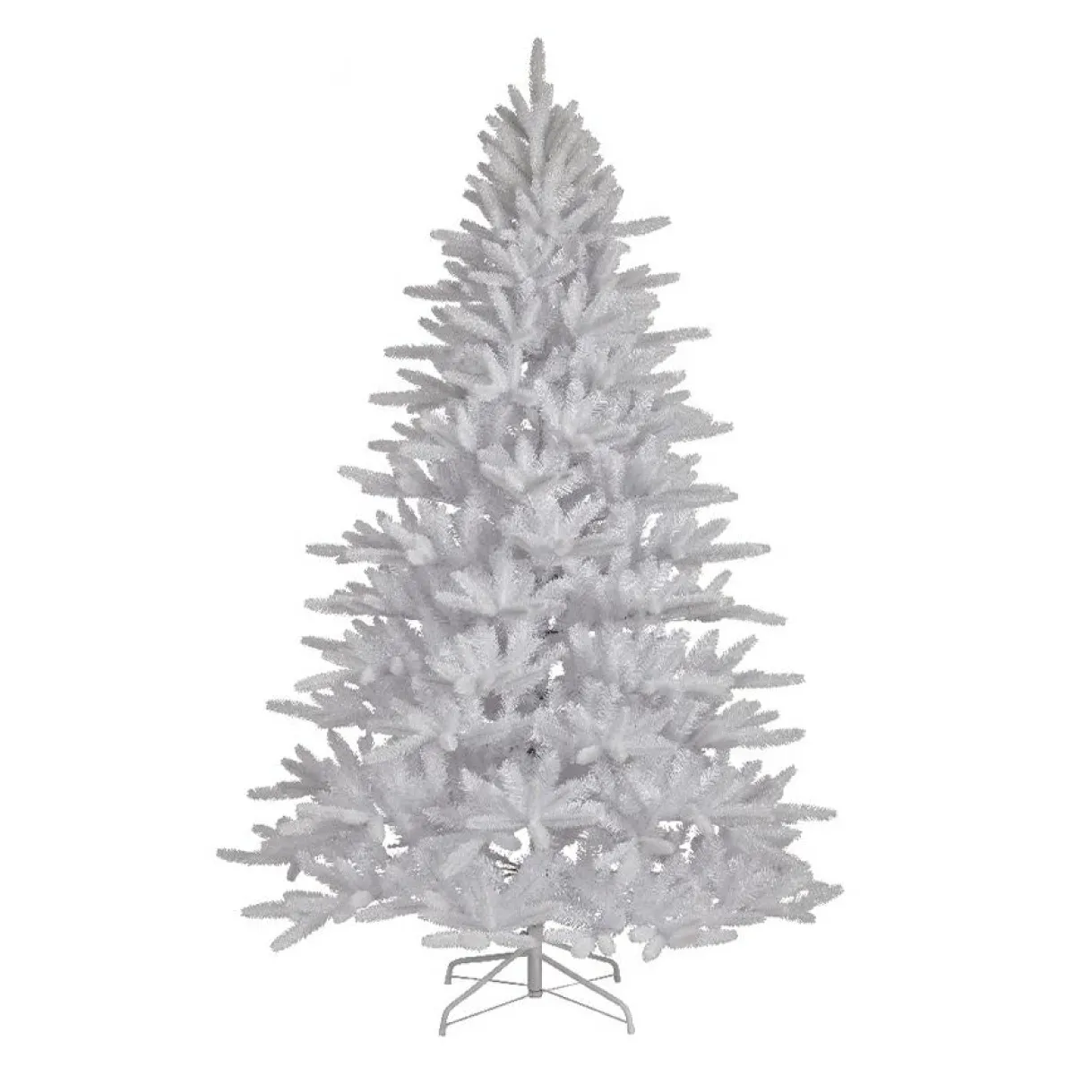 EMINZA Sapin artificiel de Noël (H180 cm) Odense Blanc irisé et pailleté Sapin blanc Best
