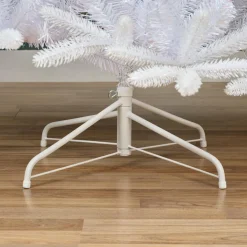 EMINZA Sapin artificiel de Noël (H240 cm) Odense Blanc irisé et pailleté Sapin blanc Clearance