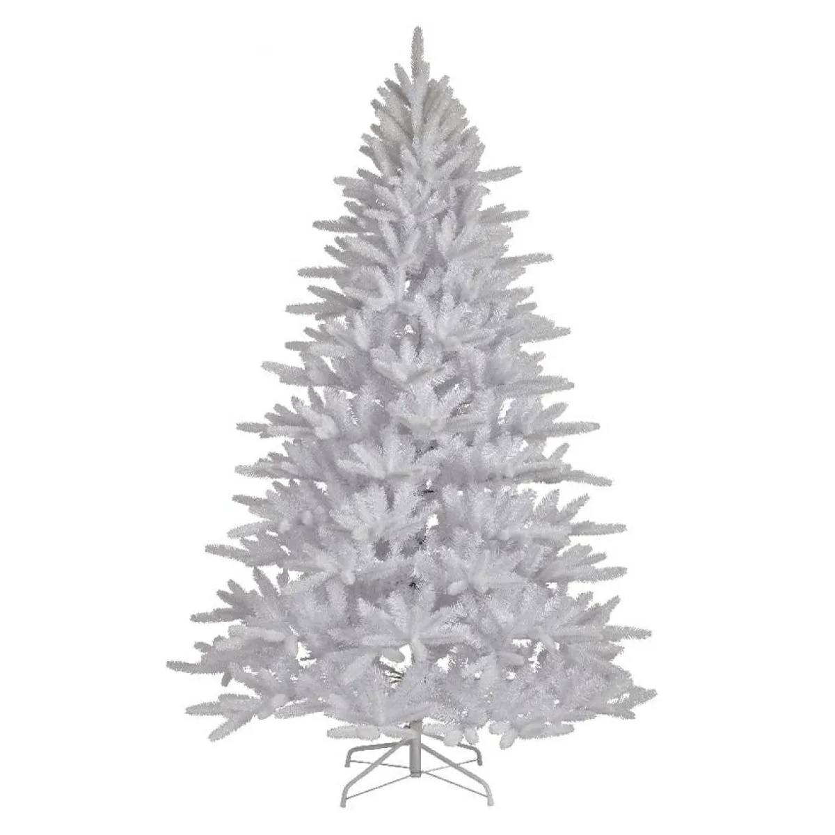 EMINZA Sapin artificiel de Noël (H240 cm) Odense Blanc irisé et pailleté Sapin blanc Clearance