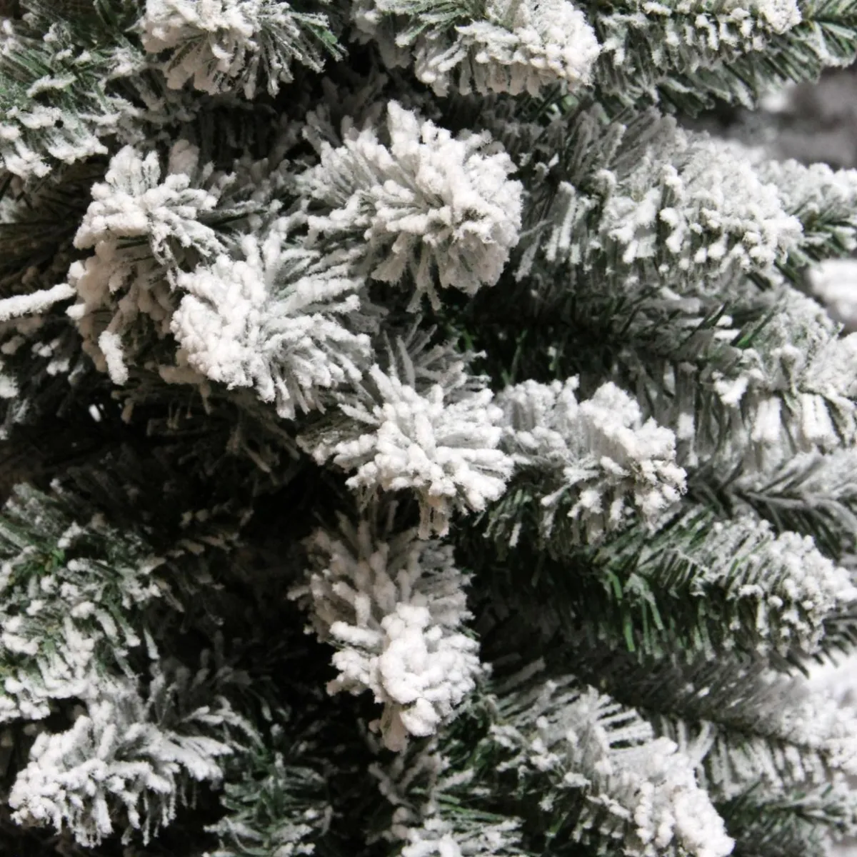 EMINZA Sapin artificiel de Noël (H120 cm) Narrow Vert enneigé Sapin enneigé New