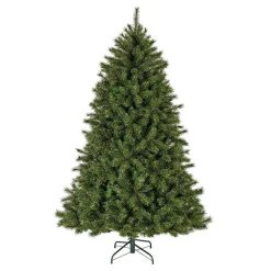 EMINZA Sapin artificiel de Noël (H240 cm) Stockholm Vert finition perlée Vert givré