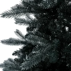 EMINZA Sapin artificiel de Noël (H180 cm) Munich Noir Sapin noir Hot