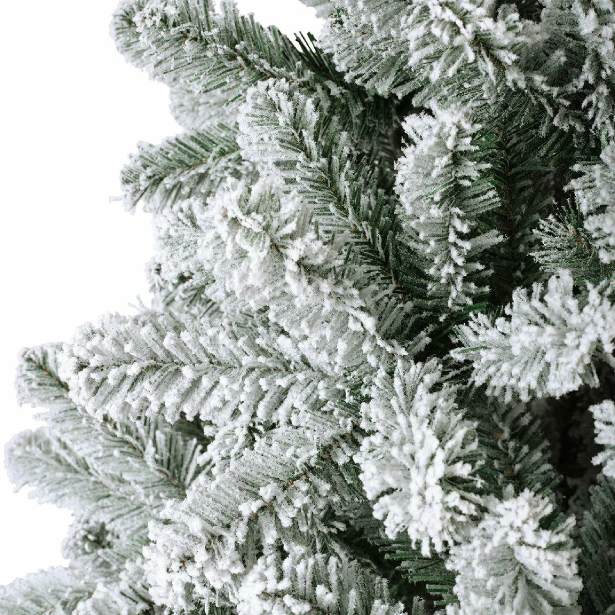 EMINZA Sapin artificiel de Noël (H180 cm) King Vert enneigé Sapin enneigé New