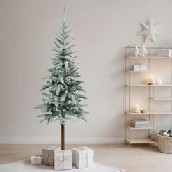 EMINZA Sapin artificiel de Noël (H240 cm) Glockner Vert enneigé Sapin enneigé Best