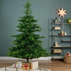 EMINZA Sapin artificiel de Noël (H180 cm) Glorious Vert sapin Sapin vert Hot