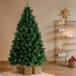 EMINZA Sapin artificiel de Noël (H210 cm) Edmonton Vert sapin Sapin vert Discount