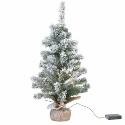KAEMINGK Sapin artificiel de table pré-illuminé (H60 cm) Royal Vert enneigé Sapin enneigé lumineux Online