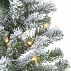 KAEMINGK Sapin artificiel de table pré-illuminé (H60 cm) Royal Vert enneigé Sapin enneigé lumineux Online