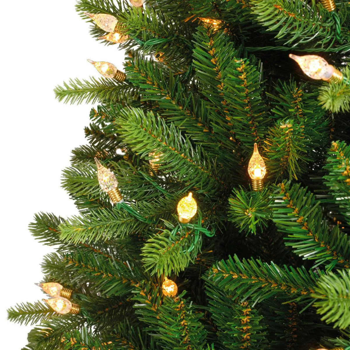 EMINZA Sapin de Noël artificiel lumineux 520 LED (H240 cm) Barrow Vert sapin Sapin vert lumineux Outlet