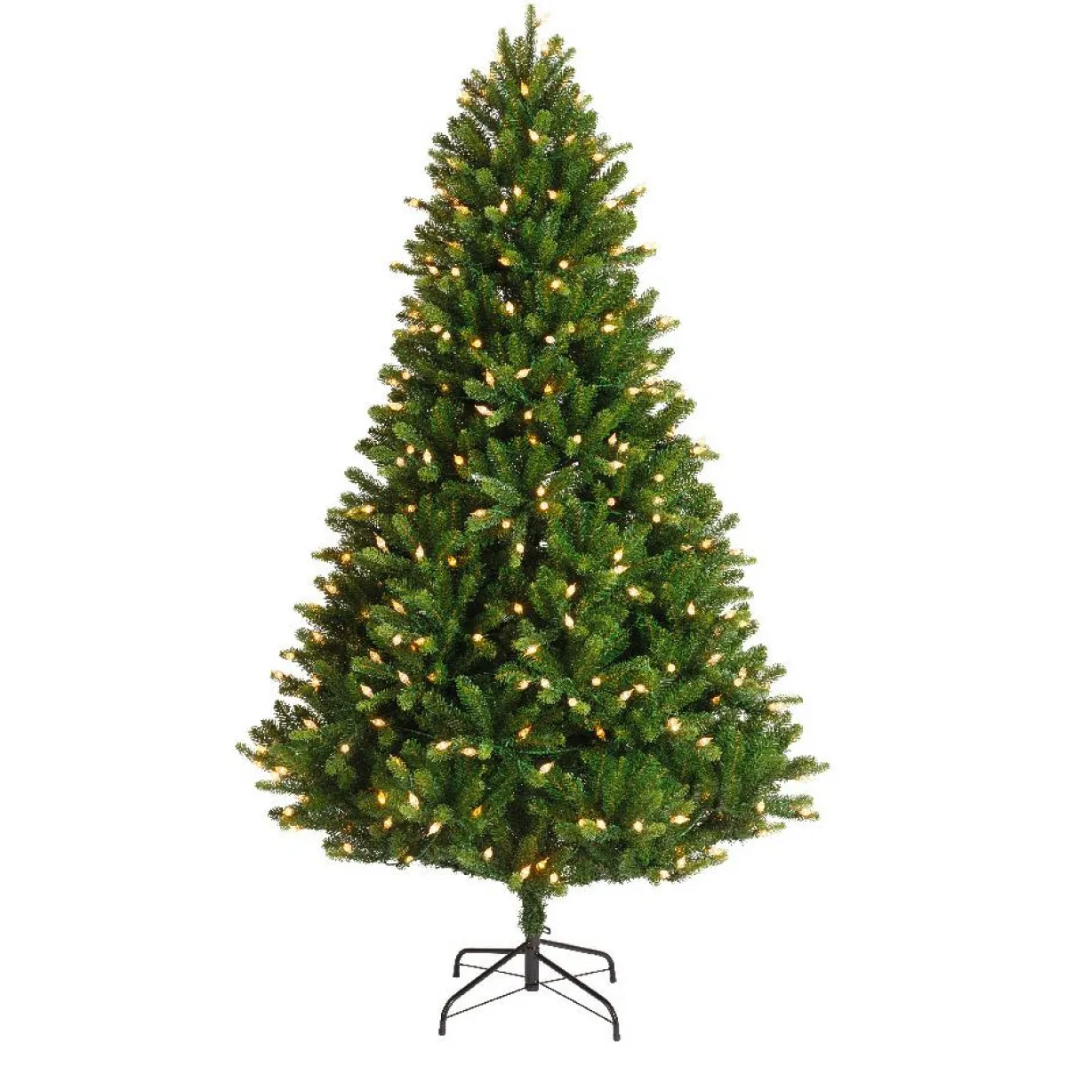 EMINZA Sapin de Noël artificiel lumineux 520 LED (H240 cm) Barrow Vert sapin Sapin vert lumineux Outlet