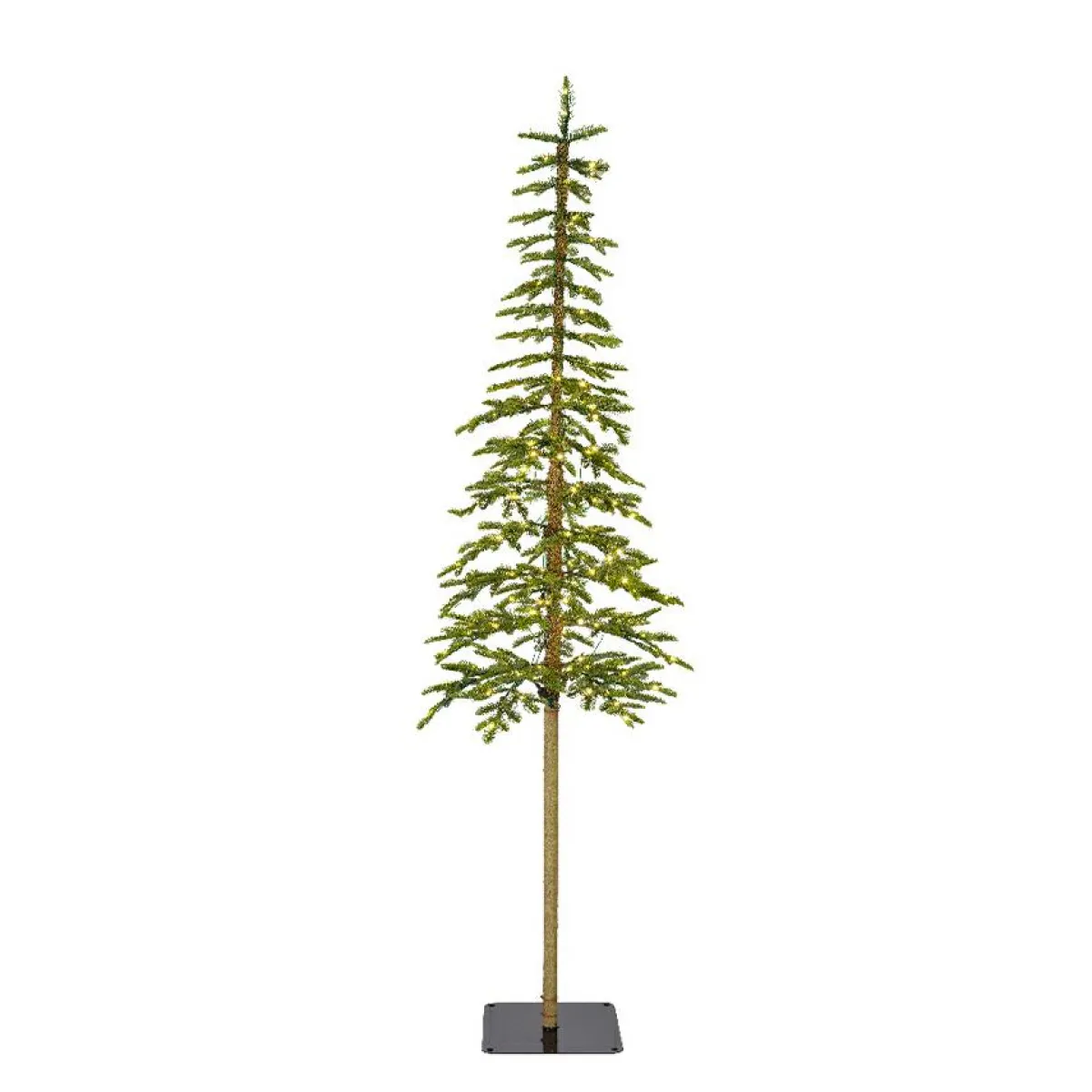 EMINZA Sapin de Noël artificiel lumineux 200 LED (H210 cm) Sierra Vert sapin Sapin vert lumineux Sale