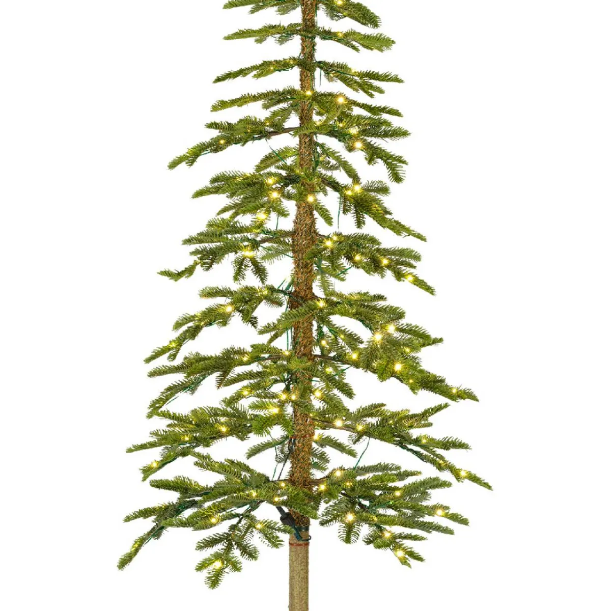 EMINZA Sapin de Noël artificiel lumineux 200 LED (H210 cm) Sierra Vert sapin Sapin vert lumineux Sale