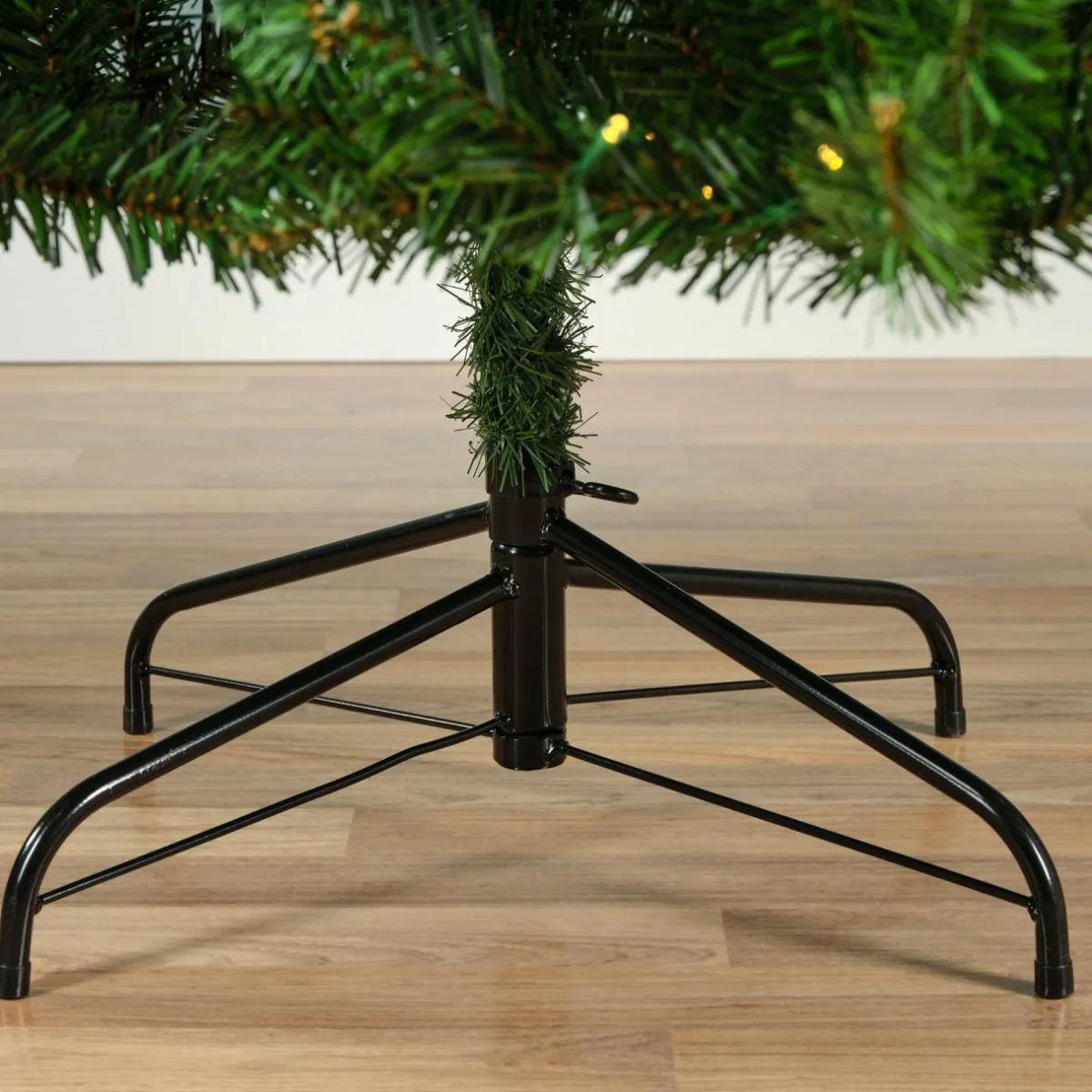 EMINZA Sapin de Noël artificiel lumineux 200 LED (H150 cm) King Vert sapin Sapin vert lumineux Best