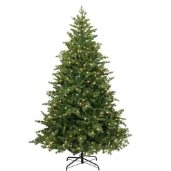 EMINZA Sapin de Noël artificiel lumineux 350 LED (H180 cm) Idaho Vert sapin Sapin vert lumineux Sale