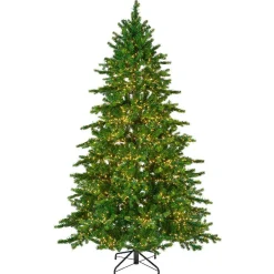 EMINZA Sapin de Noël artificiel lumineux 3000 LED (H180 cm) Caucasia Nordmann Vert sapin Sapin vert lumineux Online