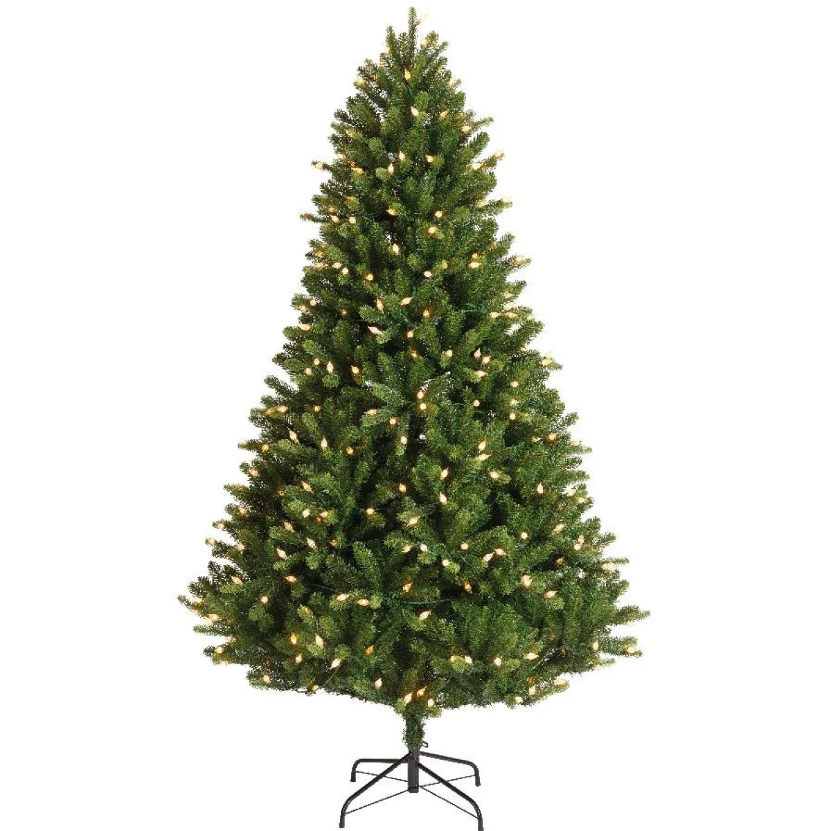 EMINZA Sapin de Noël artificiel lumineux 320 LED (H180 cm) Barrow Vert sapin Sapin vert lumineux Best