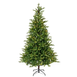 EMINZA Sapin de Noël artificiel lumineux 740 LED (H270 cm) Allix Vert sapin Sapin vert lumineux