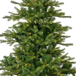 EMINZA Sapin de Noël artificiel lumineux 250 LED (H150 cm) Glorious Vert sapin Sapin vert lumineux Clearance
