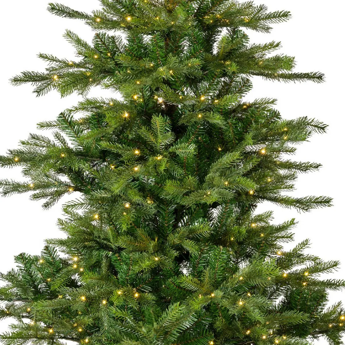 EMINZA Sapin de Noël artificiel lumineux 250 LED (H150 cm) Glorious Vert sapin Sapin vert lumineux Clearance