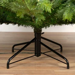 EMINZA Sapin de Noël artificiel lumineux 250 LED (H150 cm) Glorious Vert sapin Sapin vert lumineux Clearance