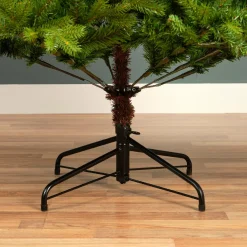 EMINZA Sapin de Noël artificiel lumineux 430 LED (H210 cm) Allix Vert sapin Sapin vert lumineux New