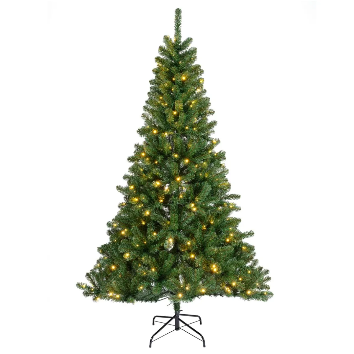 EMINZA Sapin de Noël artificiel lumineux 260 LED (H180 cm) King Vert sapin Sapin vert lumineux Online