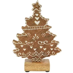 KAEMINGK Sapin de Noël en bois à poser (H17 cm) Swiss Naturel Online